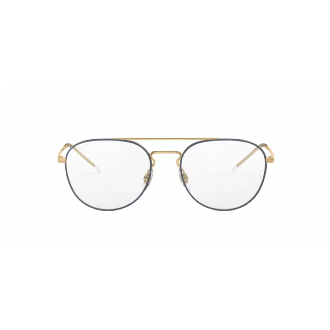 OCCHIALE DA VISTA UNISEX RAY-BAN RX 6414 - 2979 TOP D'ORO BLU CALIBRO 53