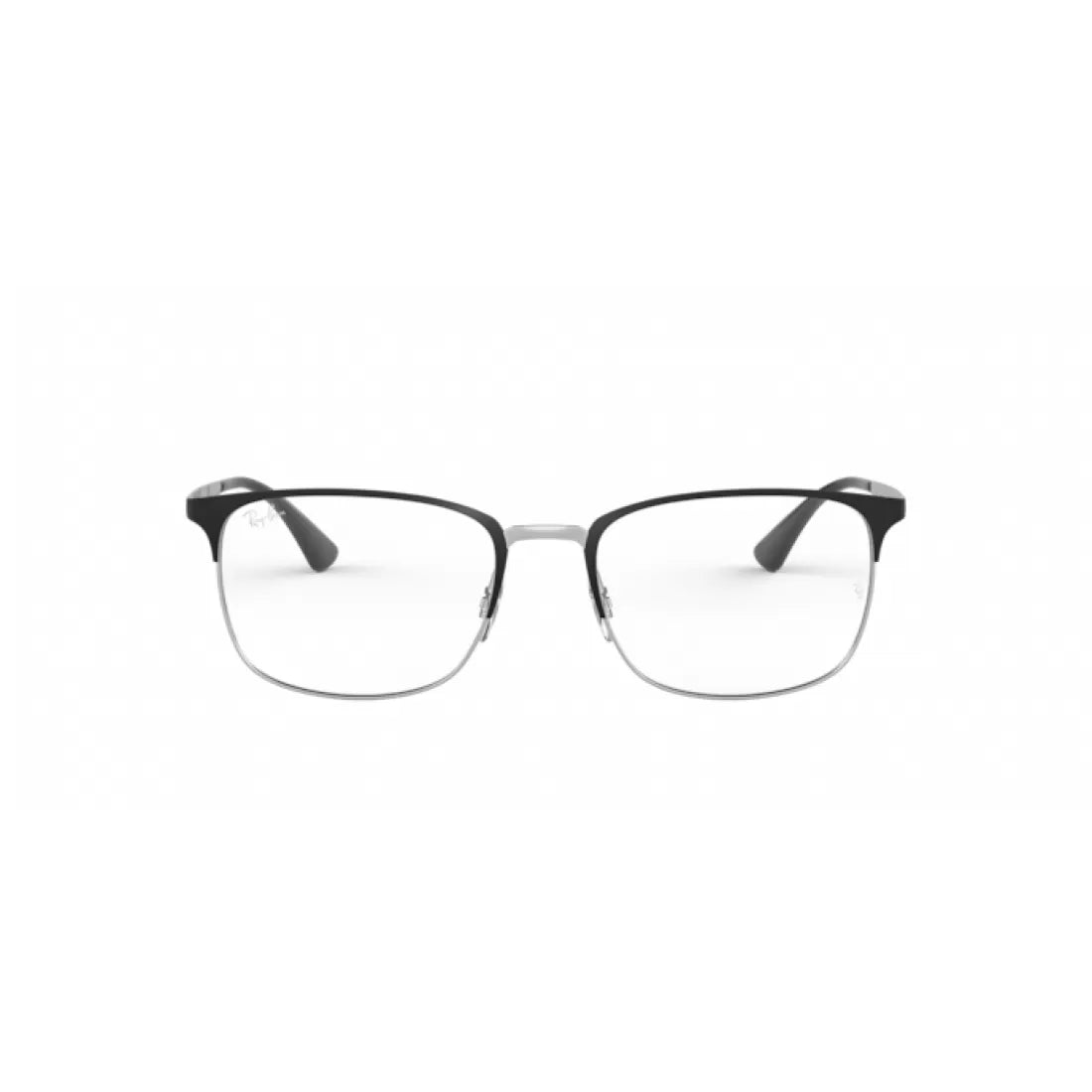 OCCHIALE DA VISTA UNISEX RAY-BAN RX 6421 - 2997 ARGENTO SU NERO OPACO SUPERIORE CALIBRO 54