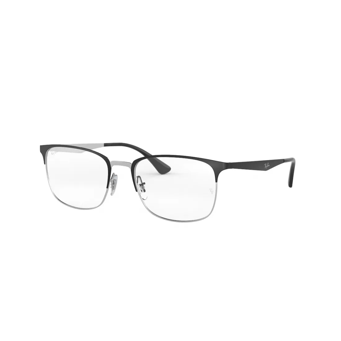 OCCHIALE DA VISTA UNISEX RAY-BAN RX 6421 - 2997 ARGENTO SU NERO OPACO SUPERIORE CALIBRO 54