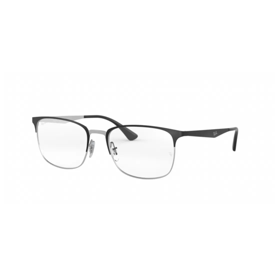 OCCHIALE DA VISTA UNISEX RAY-BAN RX 6421 - 2997 ARGENTO SU NERO OPACO SUPERIORE CALIBRO 54