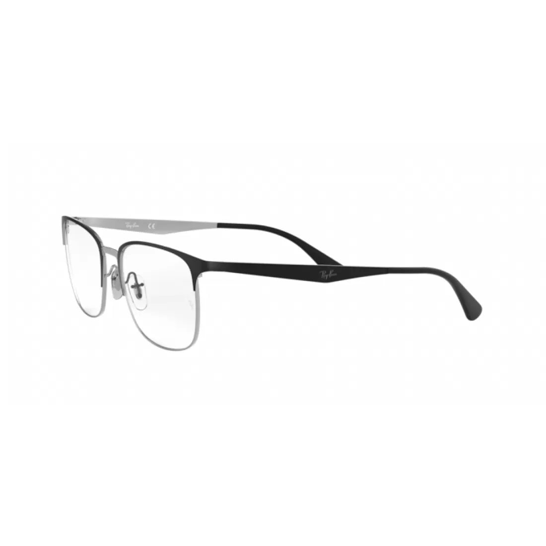 OCCHIALE DA VISTA UNISEX RAY-BAN RX 6421 - 2997 ARGENTO SU NERO OPACO SUPERIORE CALIBRO 54