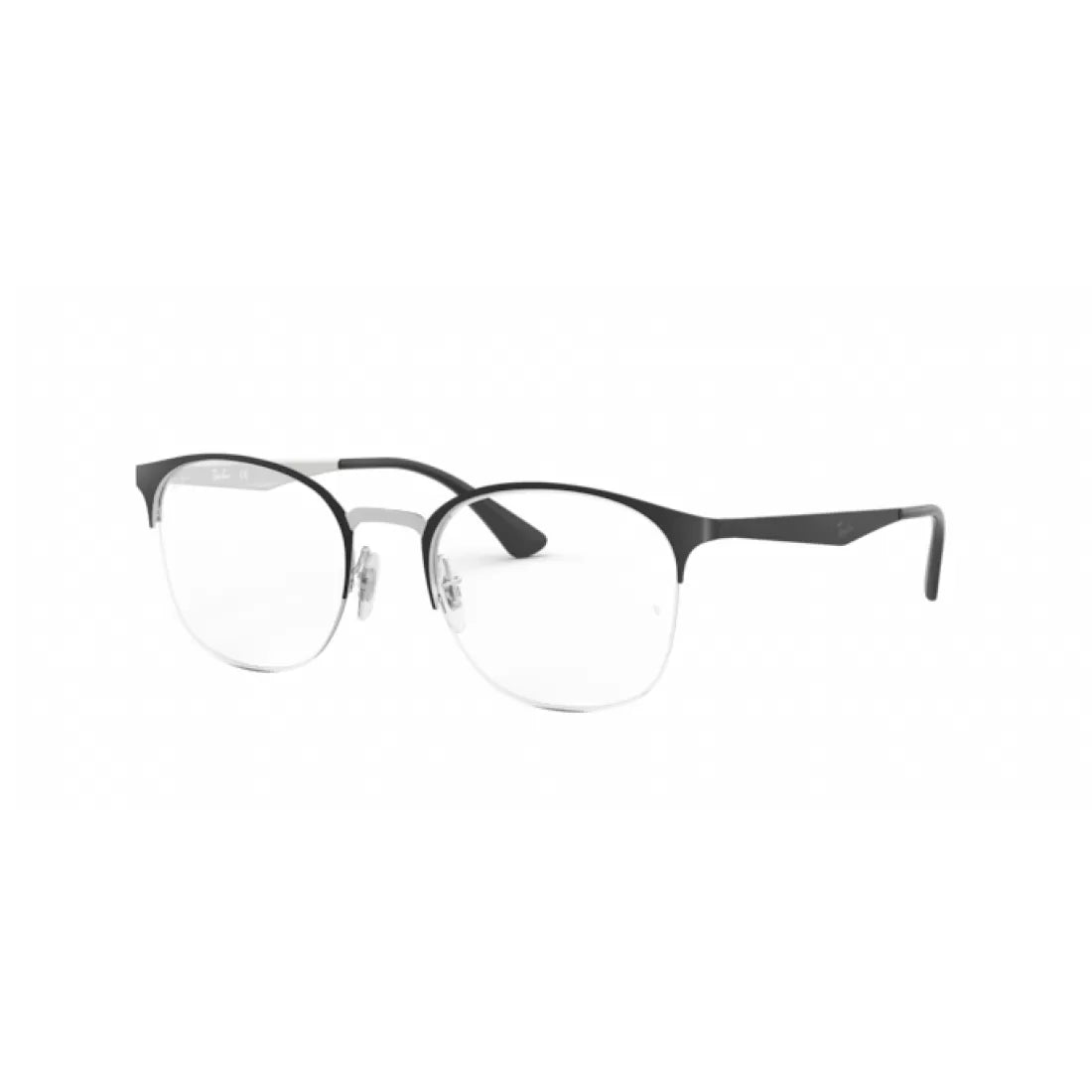 OCCHIALE DA VISTA DONNA RAY-BAN RX 6422 - 2997 ARGENTO SU NERO OPACO SUPERIORE CALIBRO 51