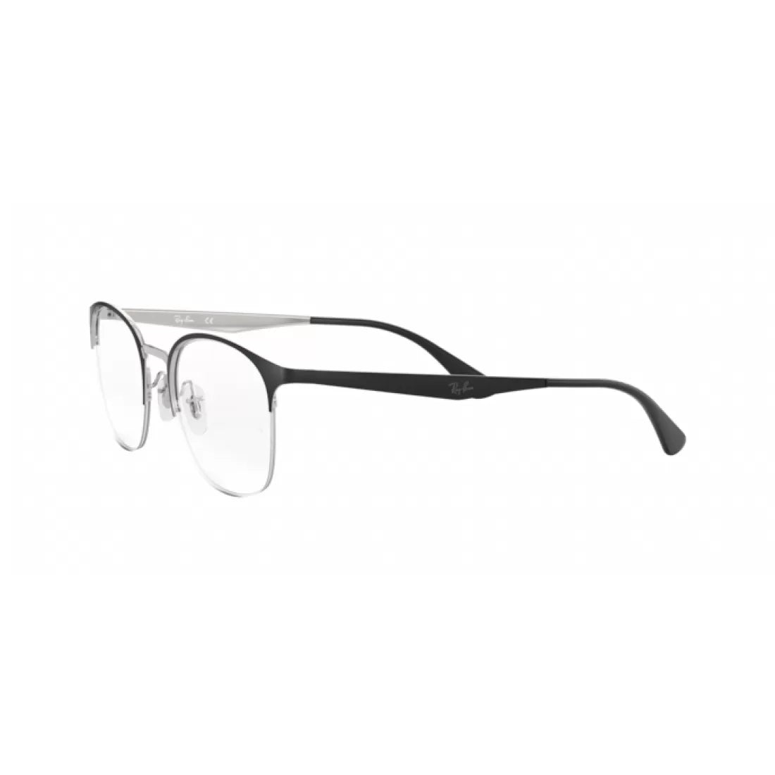 OCCHIALE DA VISTA DONNA RAY-BAN RX 6422 - 2997 ARGENTO SU NERO OPACO SUPERIORE CALIBRO 51