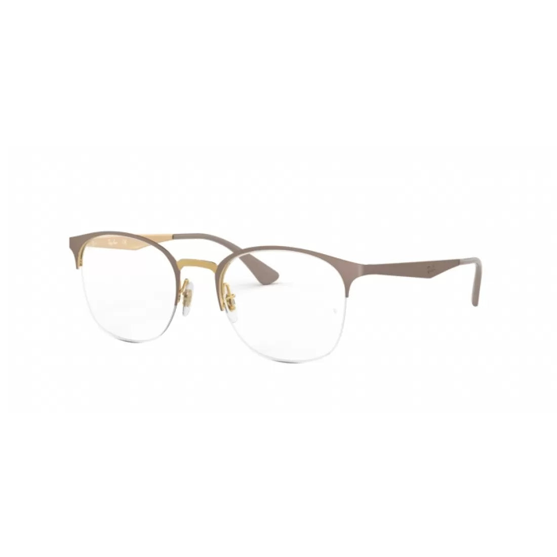 OCCHIALE DA VISTA DONNA RAY-BAN RX 6422 - 3005 ORO SUL BEIGE OPACO SUPERIORE CALIBRO 51