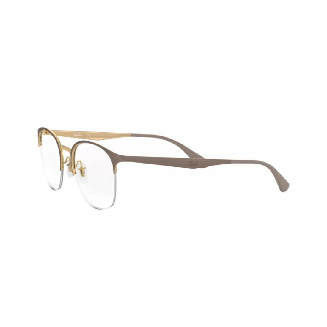 OCCHIALE DA VISTA DONNA RAY-BAN RX 6422 - 3005 ORO SUL BEIGE OPACO SUPERIORE CALIBRO 51