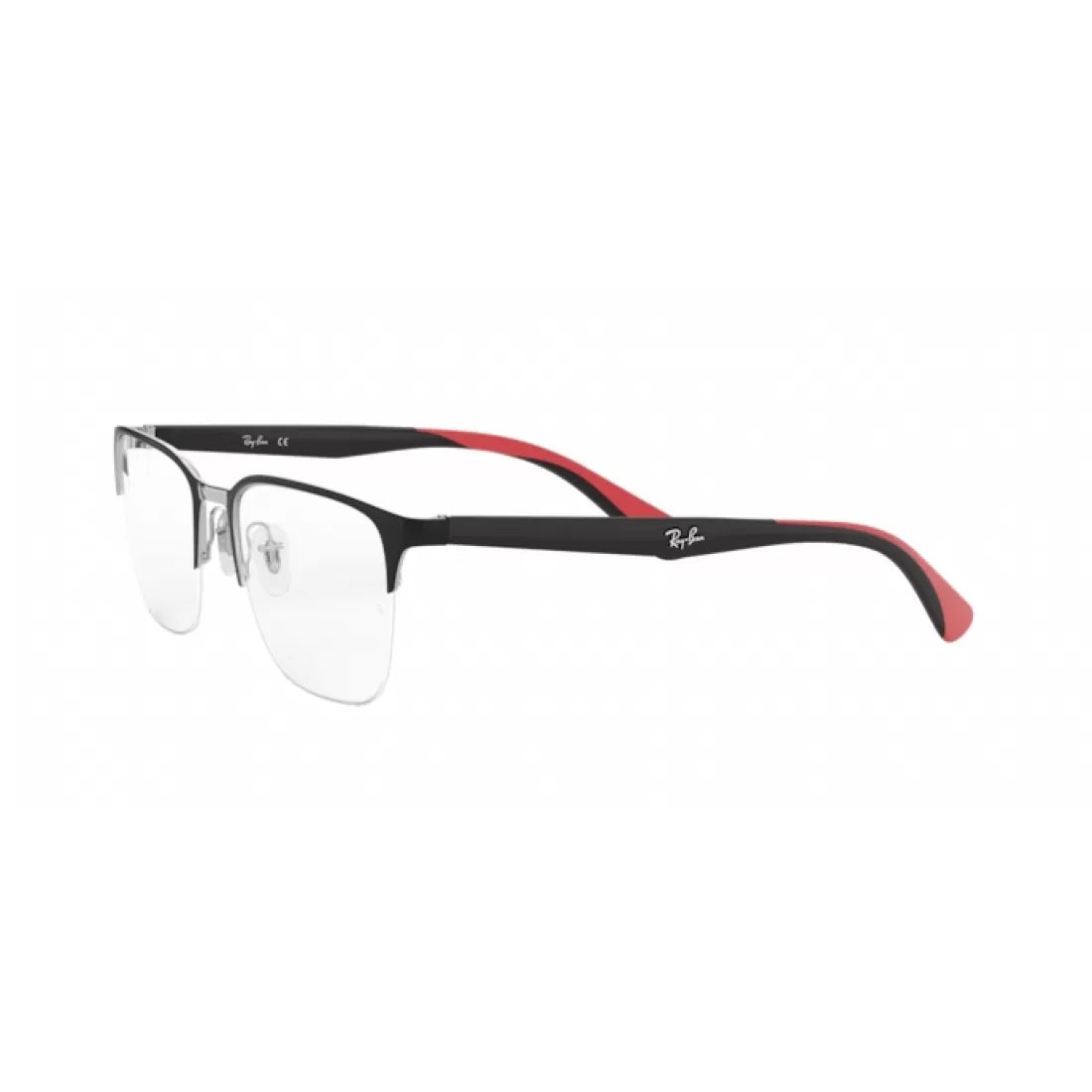 OCCHIALE DA VISTA UNISEX RAY-BAN RX 6428 - 2997 ARGENTO SU NERO OPACO SUPERIORE CALIBRO 52