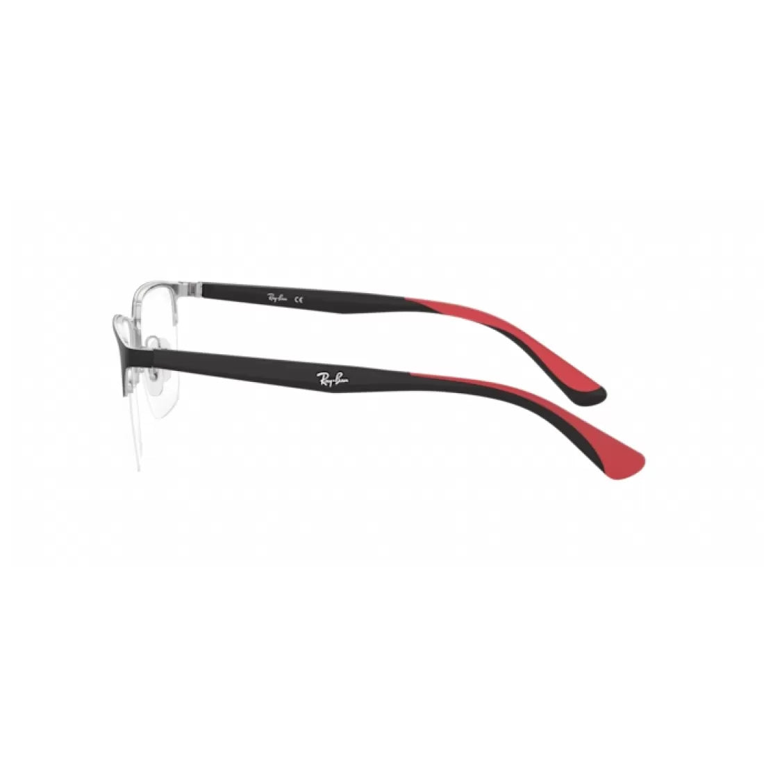 OCCHIALE DA VISTA UNISEX RAY-BAN RX 6428 - 2997 ARGENTO SU NERO OPACO SUPERIORE CALIBRO 52