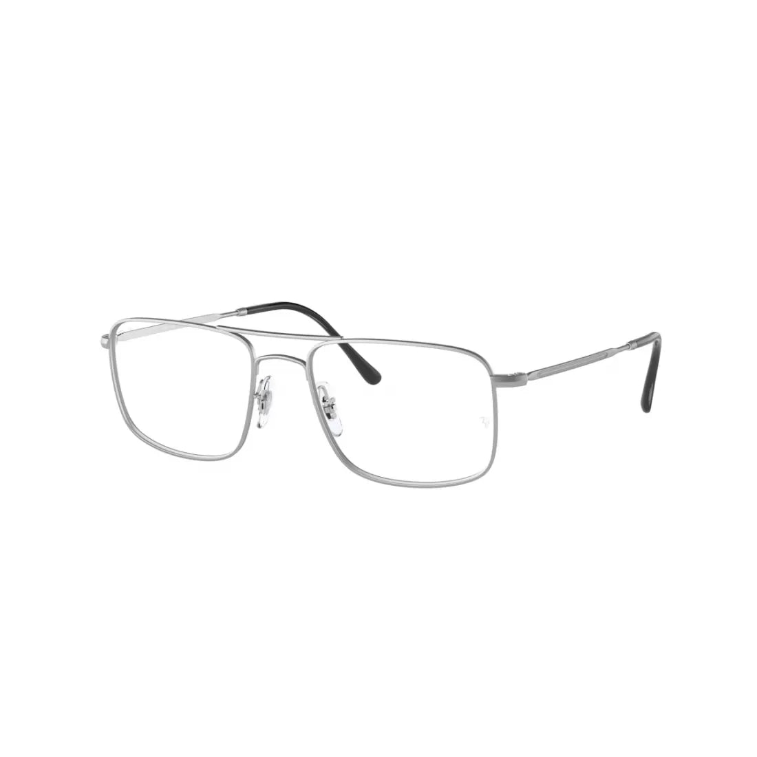 OCCHIALE DA VISTA UNISEX RAY-BAN RX 6434 - 2538 ARGENTO OPACO CALIBRO 55