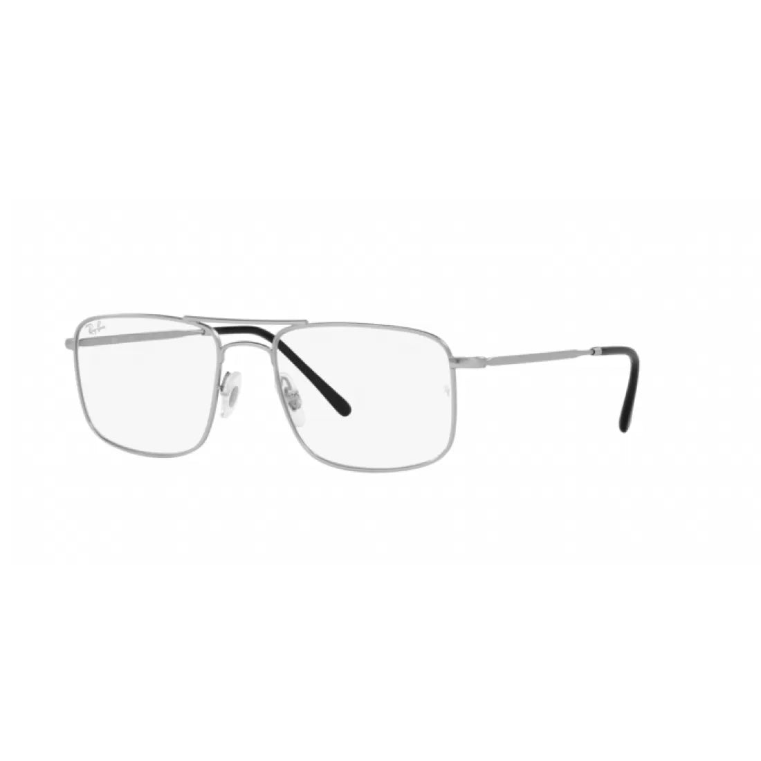 OCCHIALE DA VISTA UNISEX RAY-BAN RX 6434 - 2538 ARGENTO OPACO CALIBRO 55
