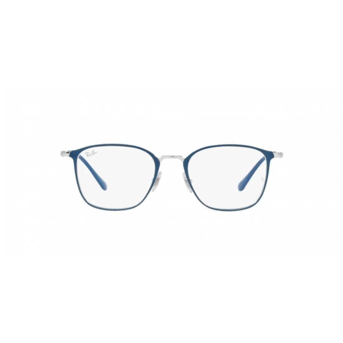 OCCHIALE DA VISTA UNISEX RAY-BAN RX 6466 - 3101 BLU SU ARGENTO CALIBRO 49