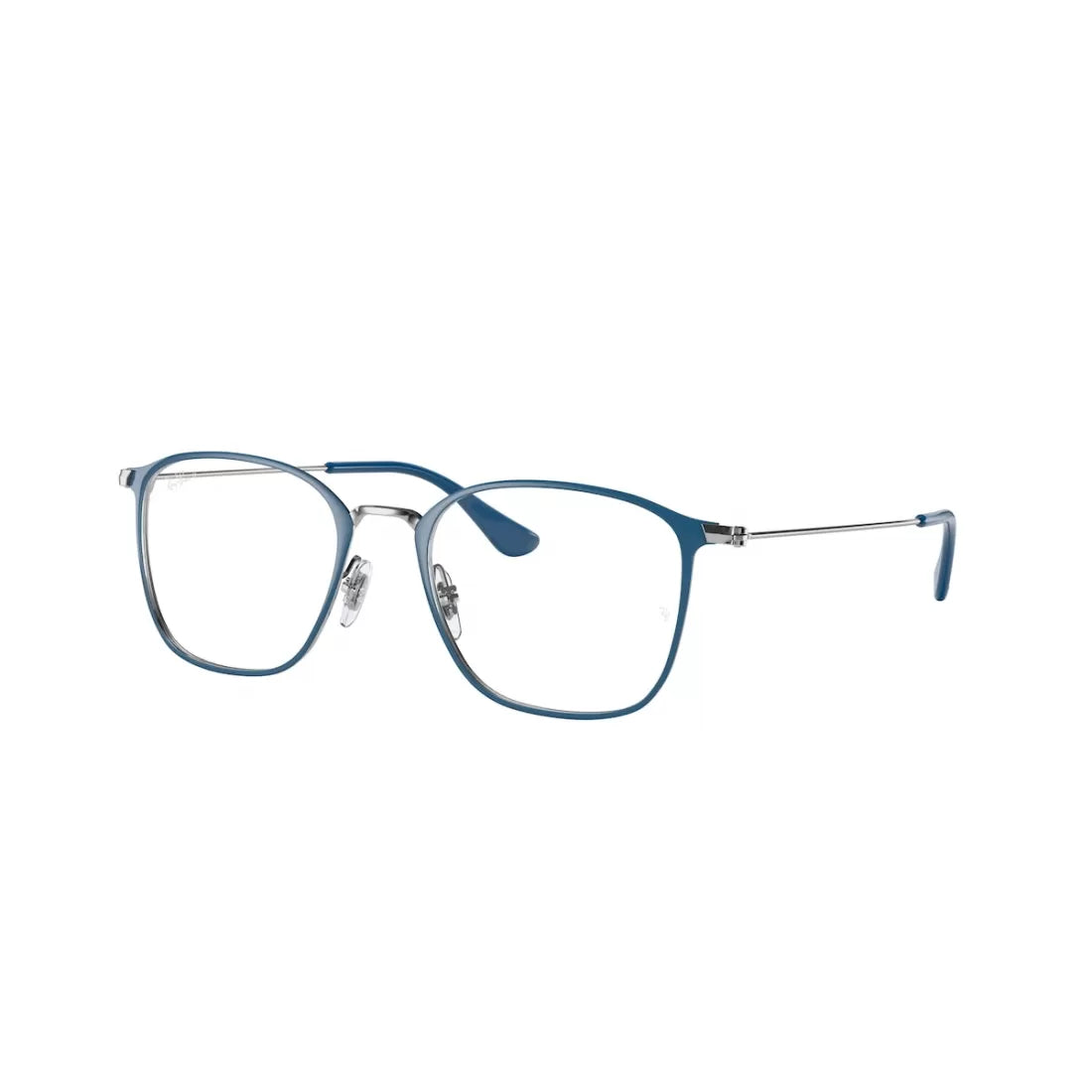 OCCHIALE DA VISTA UNISEX RAY-BAN RX 6466 - 3101 BLU SU ARGENTO CALIBRO 49