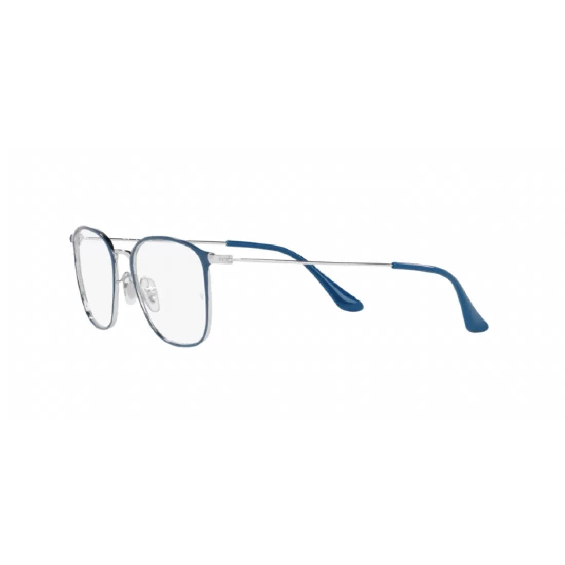 OCCHIALE DA VISTA UNISEX RAY-BAN RX 6466 - 3101 BLU SU ARGENTO CALIBRO 49