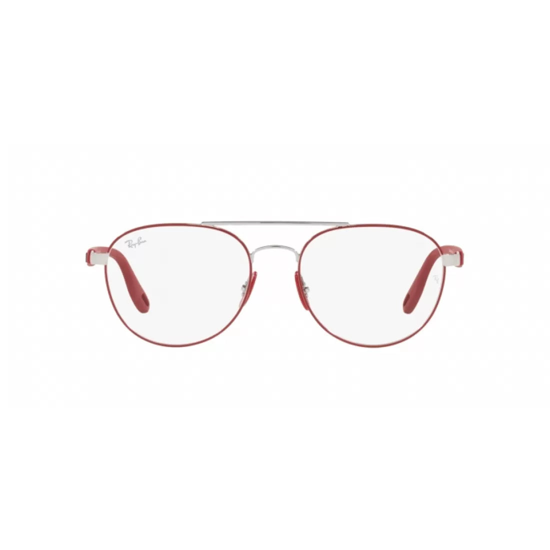 OCCHIALE DA VISTA UNISEX RAY-BAN RX 6473M - F067 ROSSO SU ARGENTO