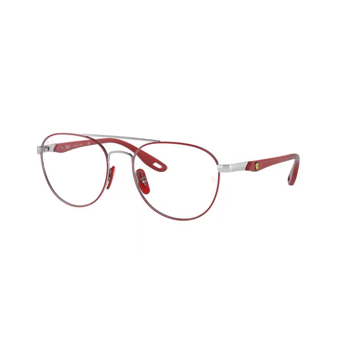 OCCHIALE DA VISTA UNISEX RAY-BAN RX 6473M - F067 ROSSO SU ARGENTO
