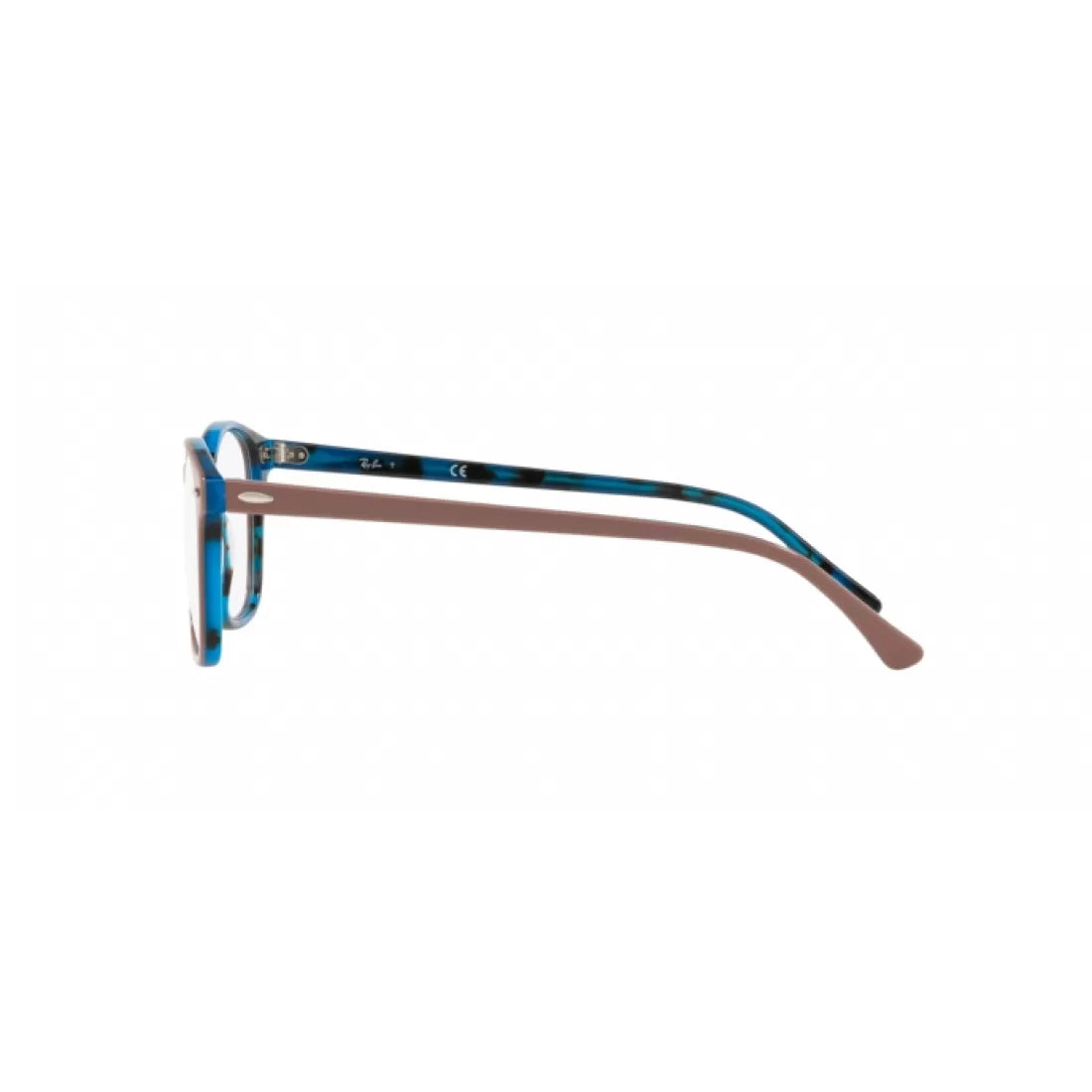 OCCHIALE DA VISTA UNISEX RAY-BAN RX 7119 - 5715 TOP MARRONE CHIARO SU HAVANA BLU CALIBRO 53