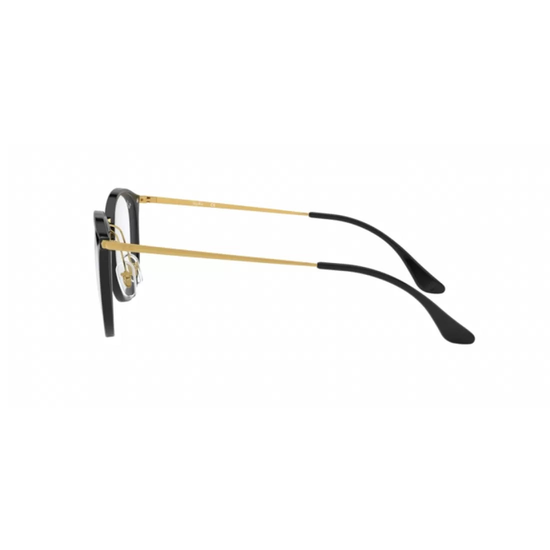 OCCHIALE DA VISTA UNISEX RAY-BAN RX 7140 - 2000 NERO LUCIDO CALIBRO 49