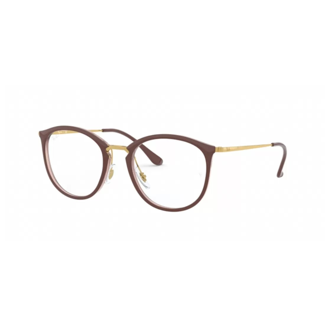 OCCHIALE DA VISTA DONNA RAY-BAN RX 7140 - 5971 TOP MARRONE SU MARRONE TRASP CALIBRO 49