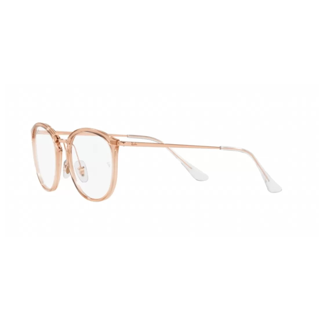 OCCHIALE DA VISTA DONNA RAY-BAN RX 7140 - 8124 MARRONE CHIARO TRASPARENTE CALIBRO 49