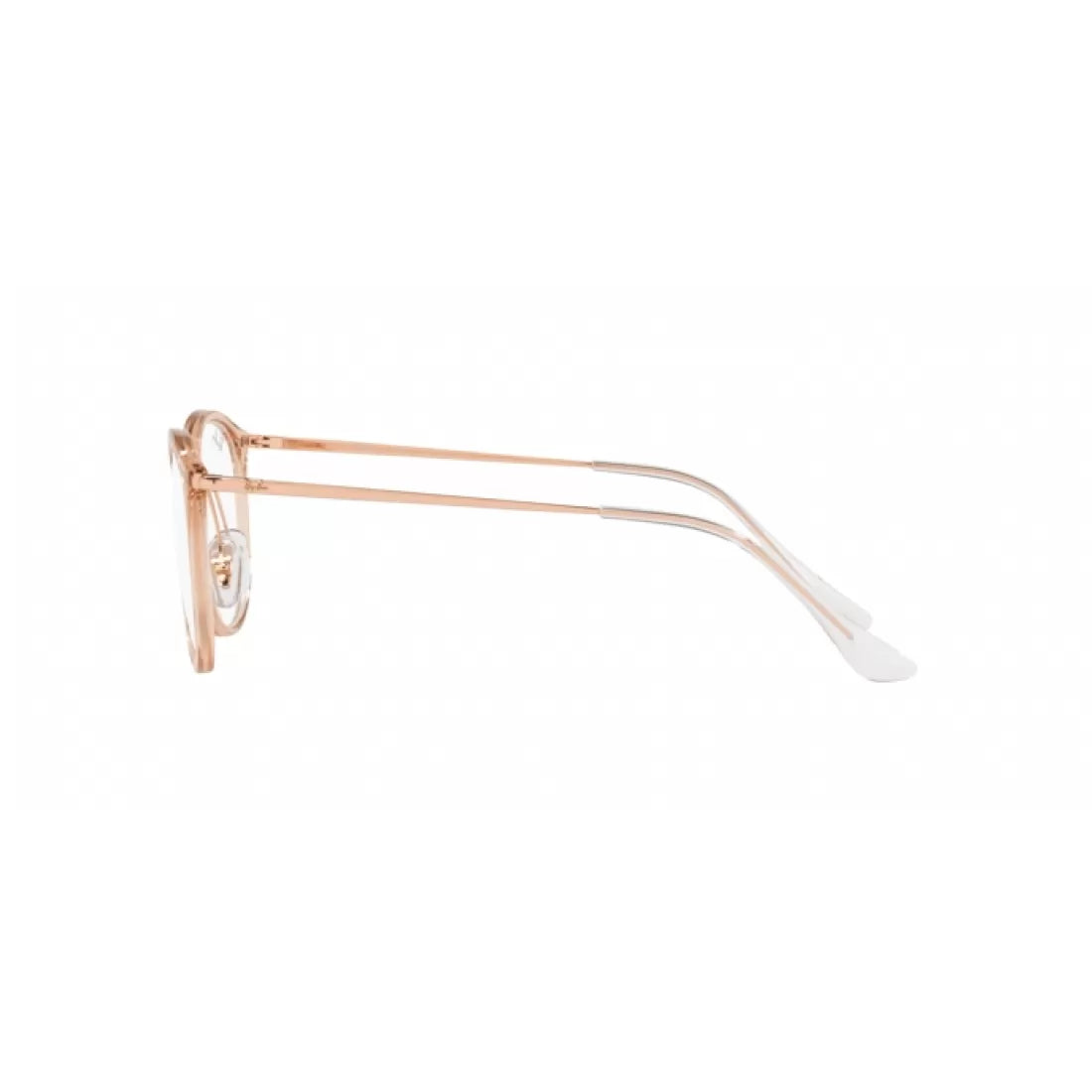 OCCHIALE DA VISTA DONNA RAY-BAN RX 7140 - 8124 MARRONE CHIARO TRASPARENTE CALIBRO 49