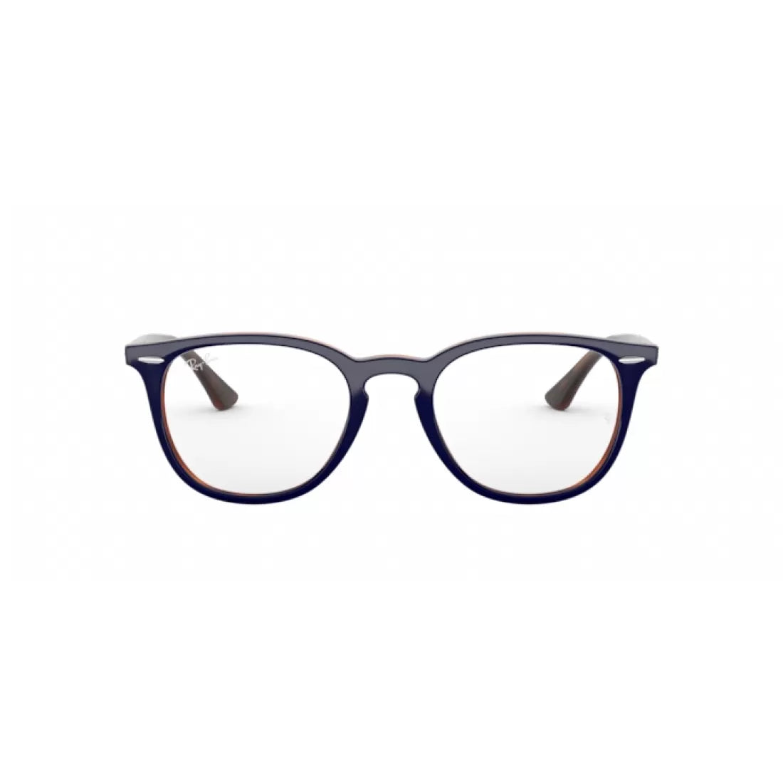 OCCHIALE DA VISTA UNISEX RAY-BAN RX 7159 - 5910 TOP BLU SU HAVANA ROSSO CALIBRO 52
