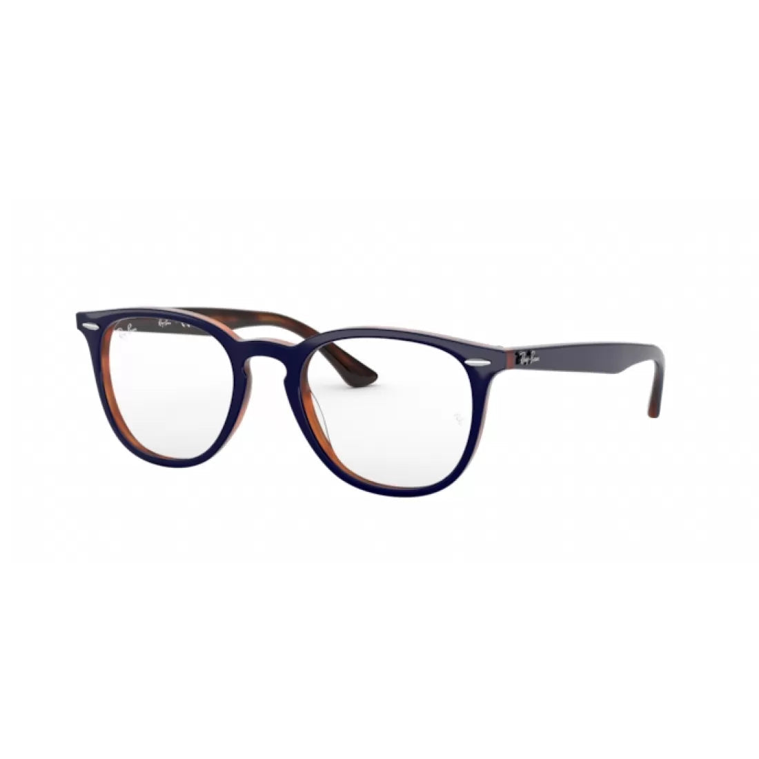 OCCHIALE DA VISTA UNISEX RAY-BAN RX 7159 - 5910 TOP BLU SU HAVANA ROSSO CALIBRO 52