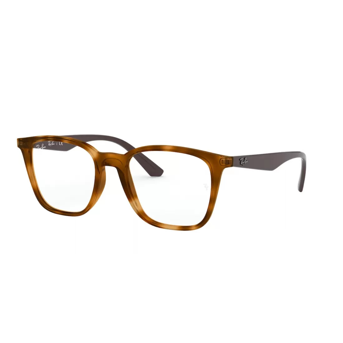 OCCHIALE DA VISTA UNISEX RAY-BAN RX 7177 - 5992 LUCE GIALLA HAVANA CALIBRO 49