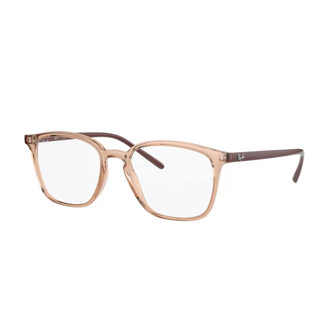 OCCHIALE DA VISTA UNISEX RAY-BAN RX 7185 - 5940 MARRONE CHIARO CALIBRO 50