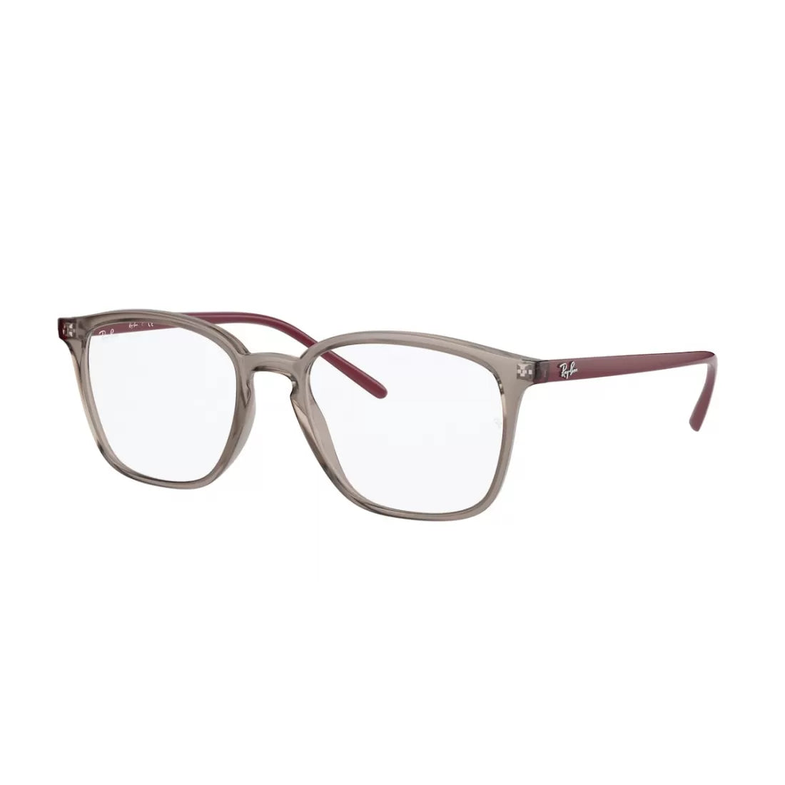 OCCHIALE DA VISTA UNISEX RAY-BAN RX 7185 - 8083 GRIGIO TRASPARENTE CALIBRO 50