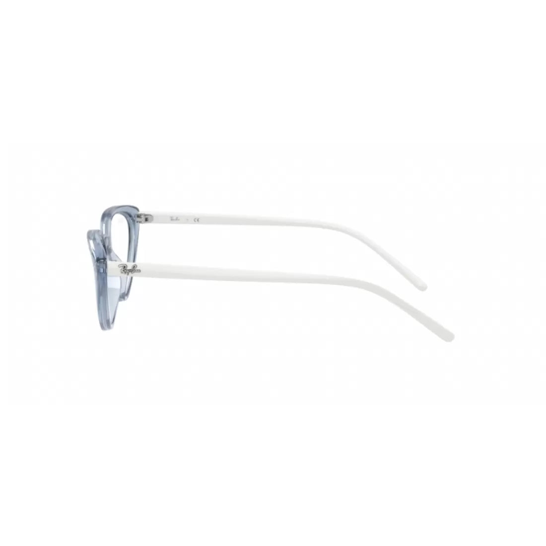 OCCHIALE DA VISTA DONNA RAY-BAN RX 7188 - 8085 AZZURRO TRASPARENTE CALIBRO 52