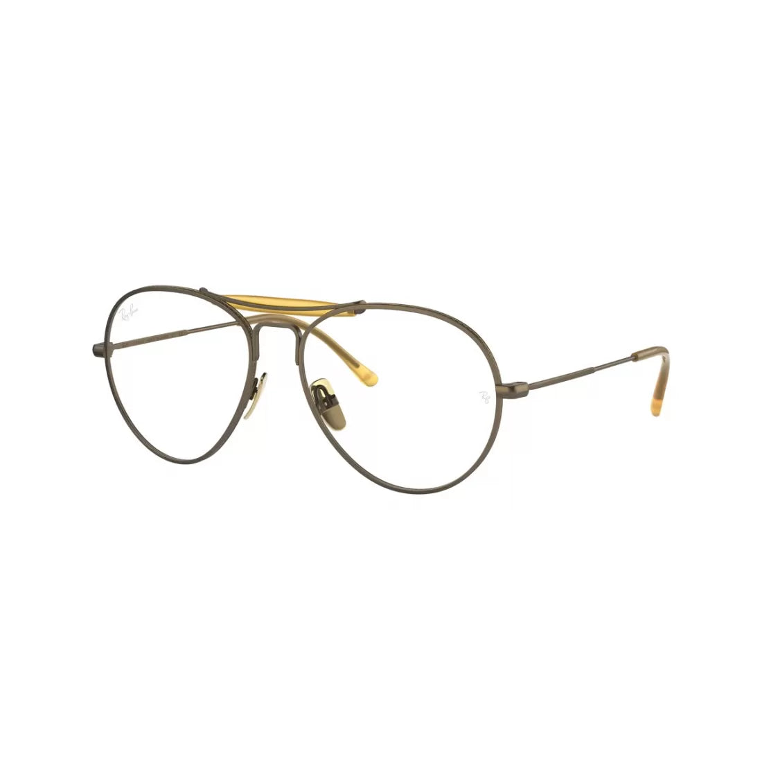 OCCHIALE DA VISTA UNISEX RAY-BAN RX 8063V - 1222 ORO ANTICO DEMI GLOSS