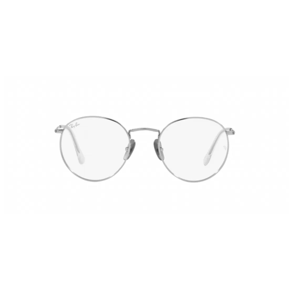 OCCHIALE DA VISTA UNISEX RAY-BAN RX 8247V ROUND 1224 ARGENTO CALIBRO 50