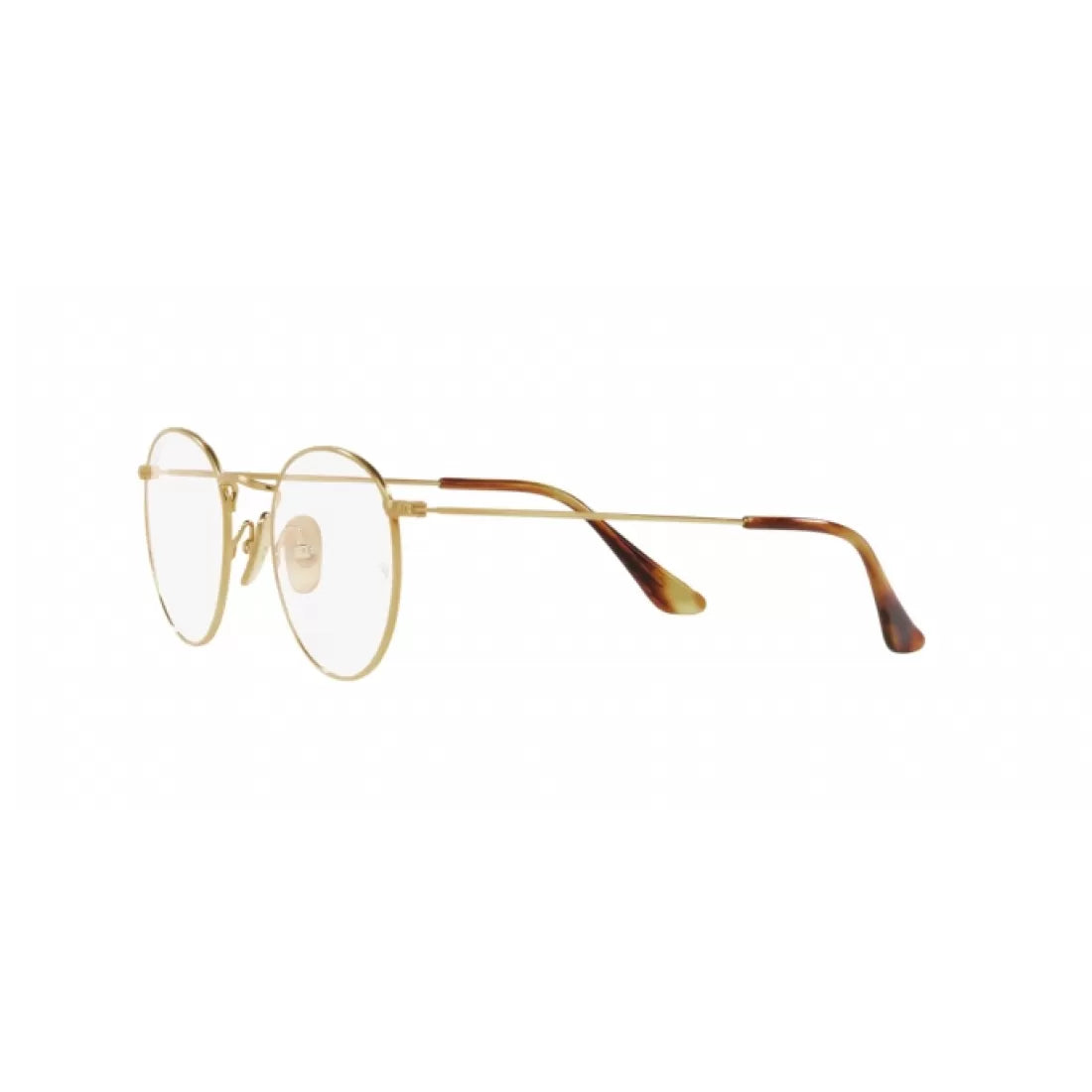OCCHIALE DA VISTA UNISEX RAY-BAN RX 8247V ROUND 1226 ORO SPAZZOLATO DEMIGLOSS CALIBRO 47