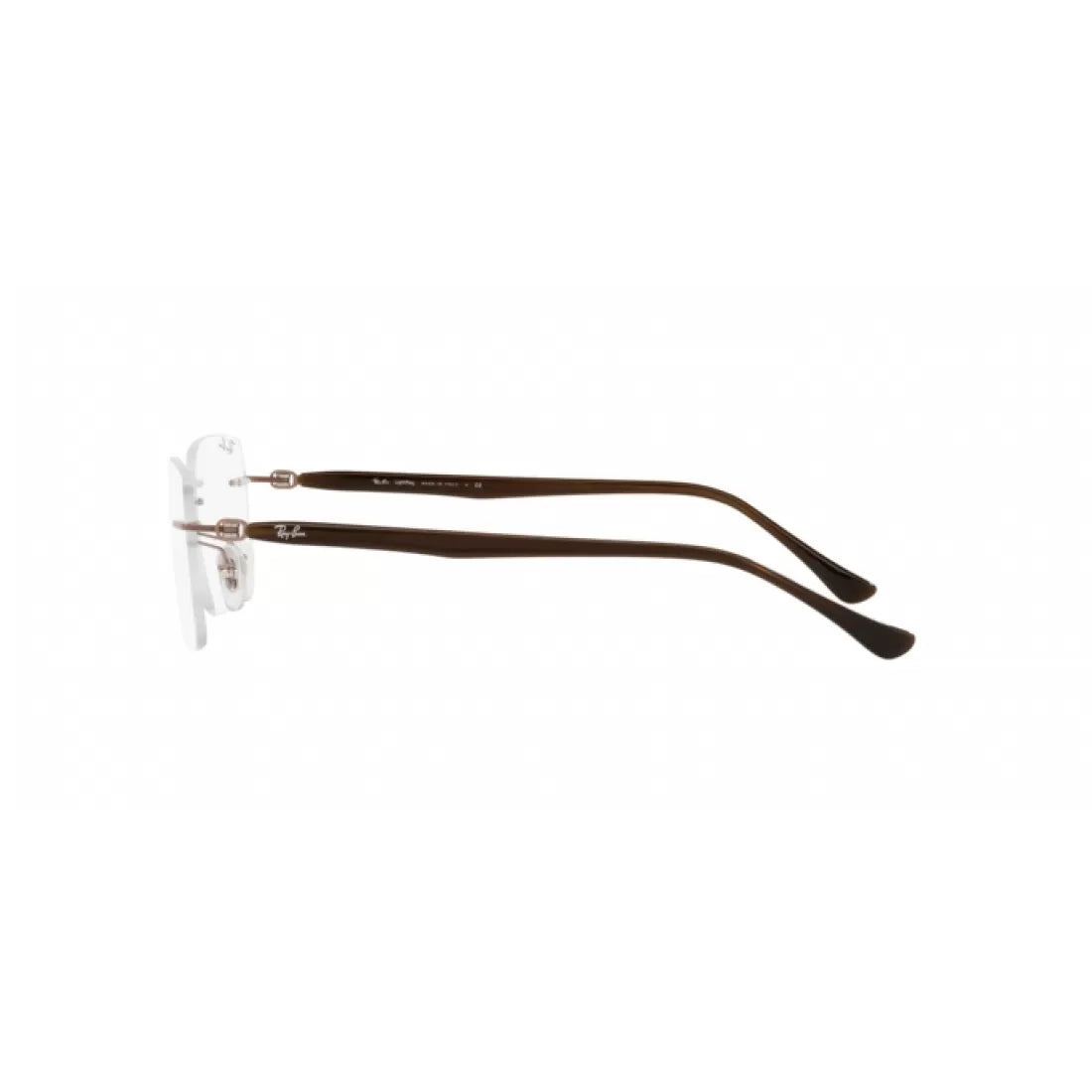 OCCHIALE DA VISTA UNISEX RAY-BAN RX 8767 - 1227 MARRONE SU MARRONE CHIARO CALIBRO 51