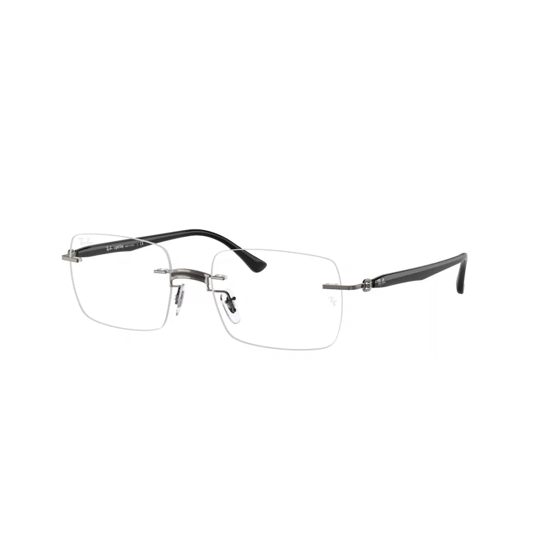 OCCHIALE DA VISTA UNISEX RAY-BAN RX 8767 - 1230 NERO SU CANNA DI FUCILE CALIBRO 53