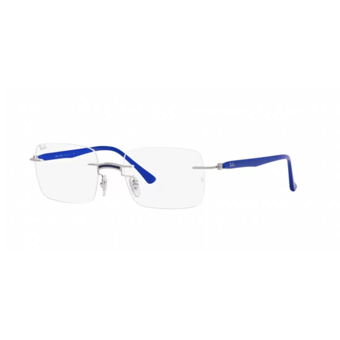OCCHIALE DA VISTA UNISEX RAY-BAN RX 8767 - 1231 BLU SU ARGENTO CALIBRO 51