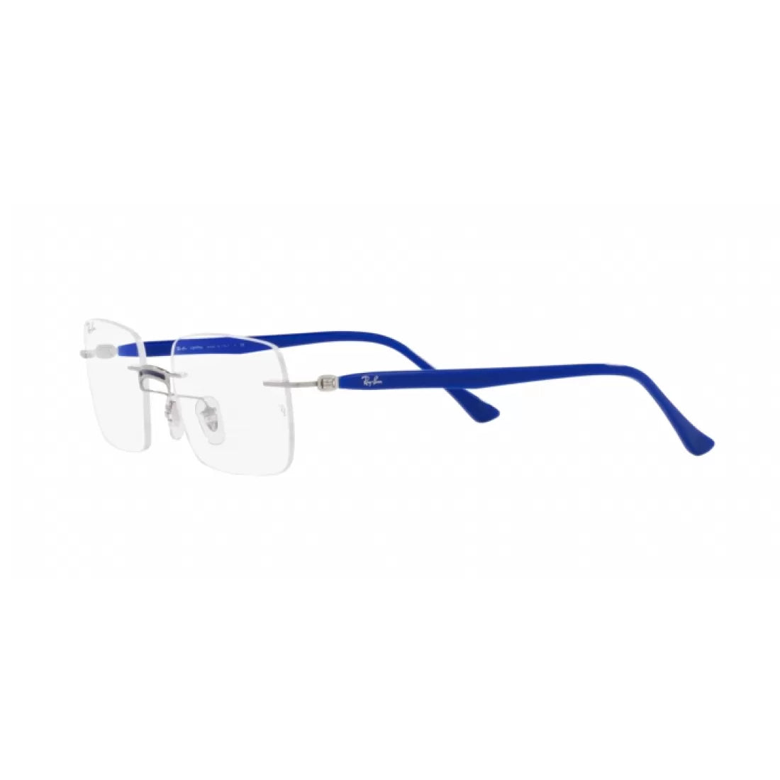 OCCHIALE DA VISTA UNISEX RAY-BAN RX 8767 - 1231 BLU SU ARGENTO CALIBRO 53