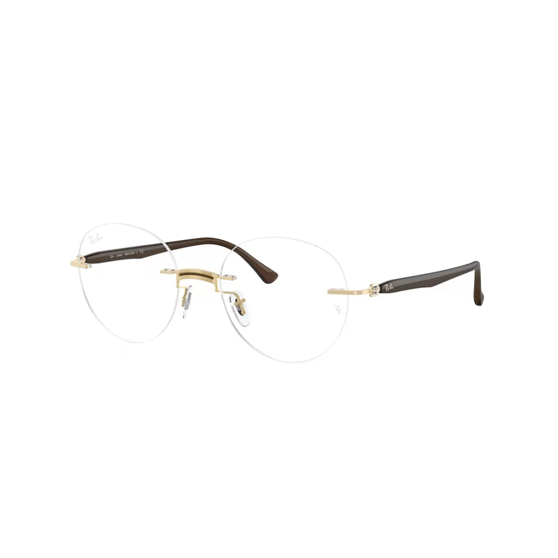 OCCHIALE DA VISTA UNISEX RAY-BAN RX 8768 - 1194 MARRONE SU ARISTA CALIBRO 48