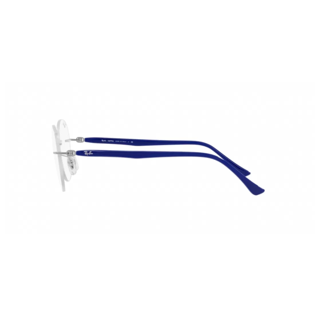 OCCHIALE DA VISTA UNISEX RAY-BAN RX 8768 - 1231 BLU SU ARGENTO CALIBRO 50