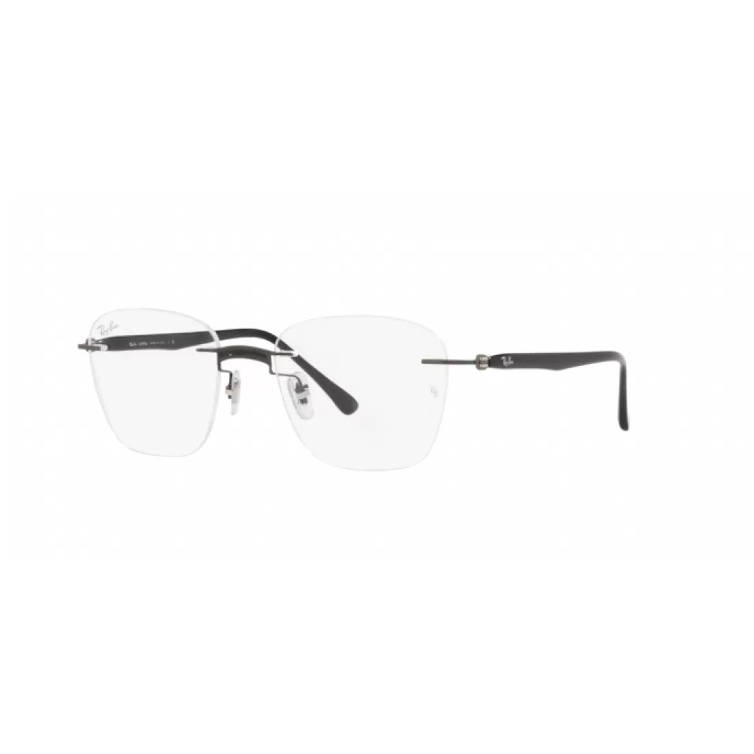 OCCHIALE DA VISTA UNISEX RAY-BAN RX 8769 - 1128 NERO SU LEVIGATURA CANNA DI FUCILE CALIBRO 49