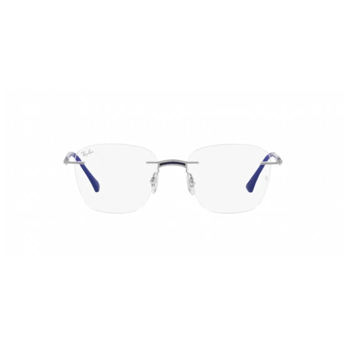 OCCHIALE DA VISTA UNISEX RAY-BAN RX 8769 - 1231 BLU SU ARGENTO CALIBRO 49