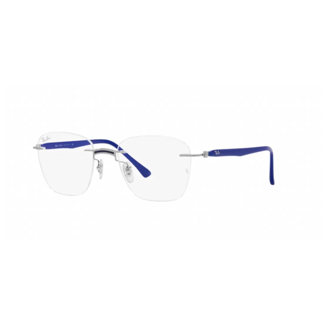 OCCHIALE DA VISTA UNISEX RAY-BAN RX 8769 - 1231 BLU SU ARGENTO CALIBRO 49