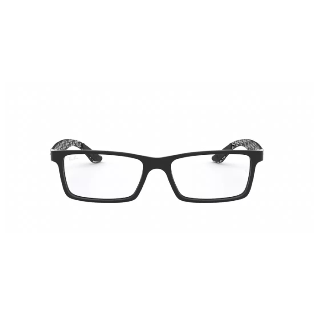 OCCHIALE DA VISTA UOMO RAY-BAN RX 8901 - 5610 TOP NERO SU GRIGIO LUCIDO CALIBRO 55
