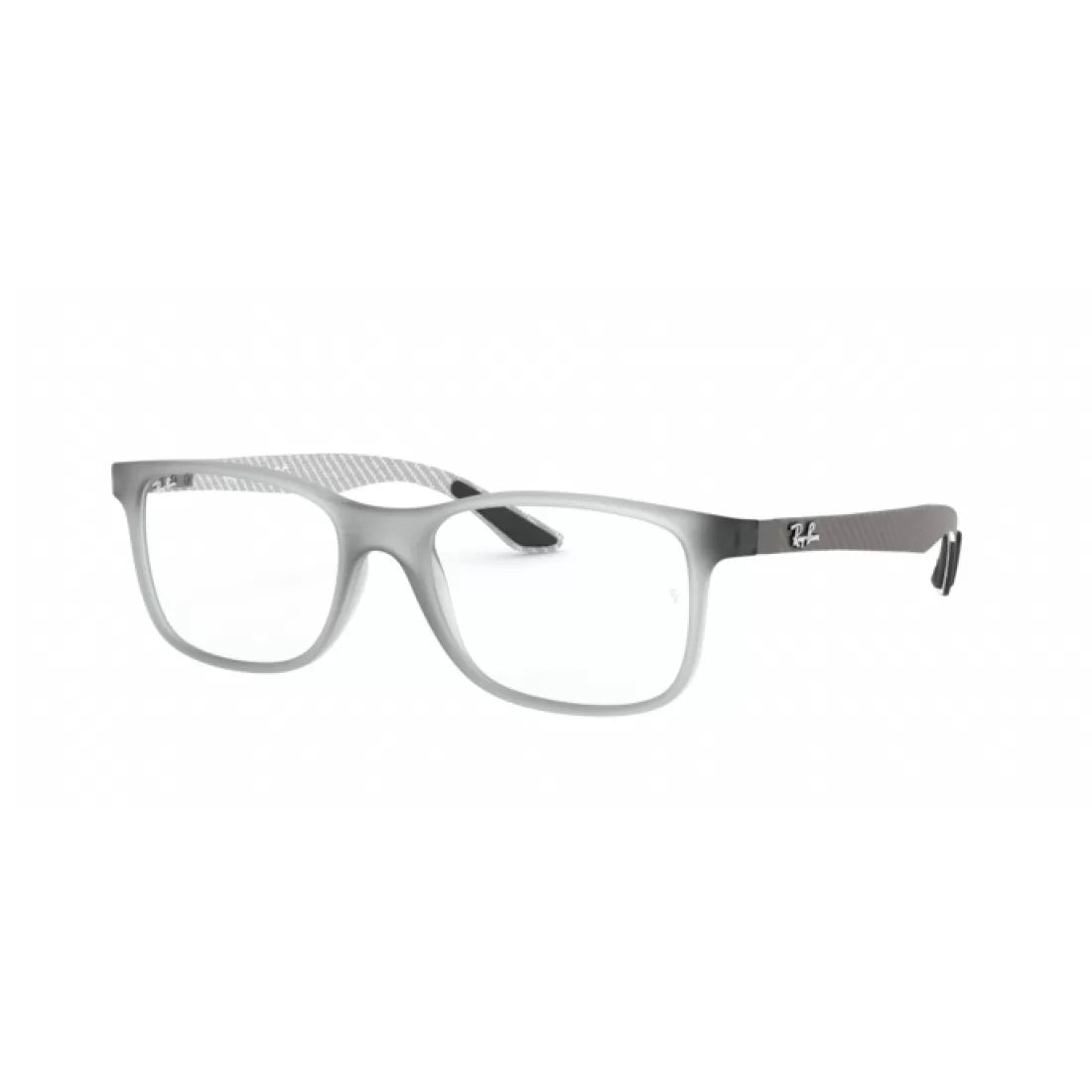 OCCHIALE DA VISTA UOMO RAY-BAN RX 8903 - 5244 GRIGIO OPACO TRASPARENTE CALIBRO 53