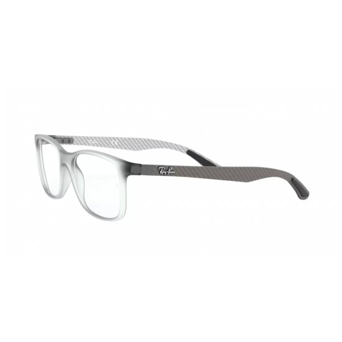 OCCHIALE DA VISTA UOMO RAY-BAN RX 8903 - 5244 GRIGIO OPACO TRASPARENTE CALIBRO 55