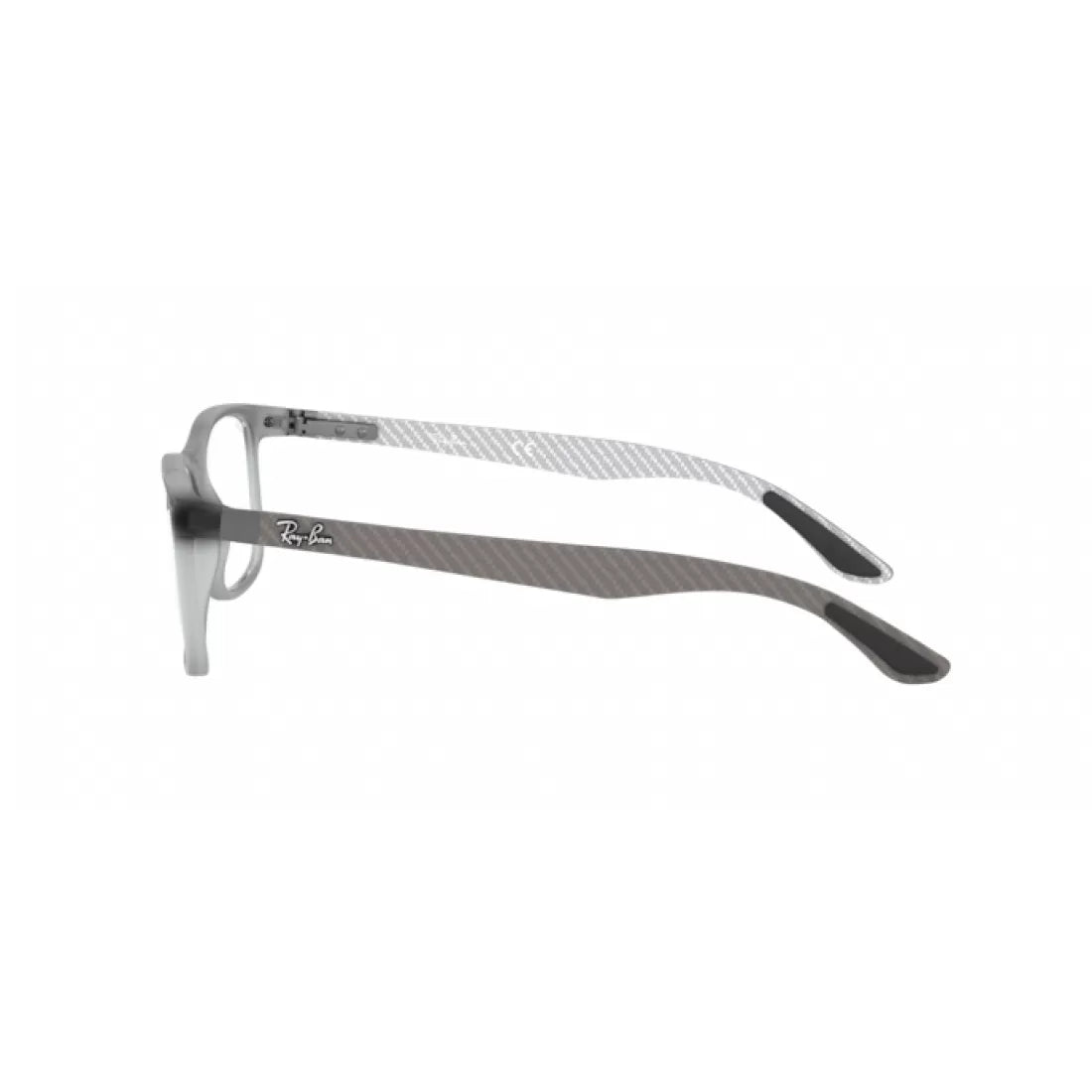 OCCHIALE DA VISTA UOMO RAY-BAN RX 8903 - 5244 GRIGIO OPACO TRASPARENTE CALIBRO 55