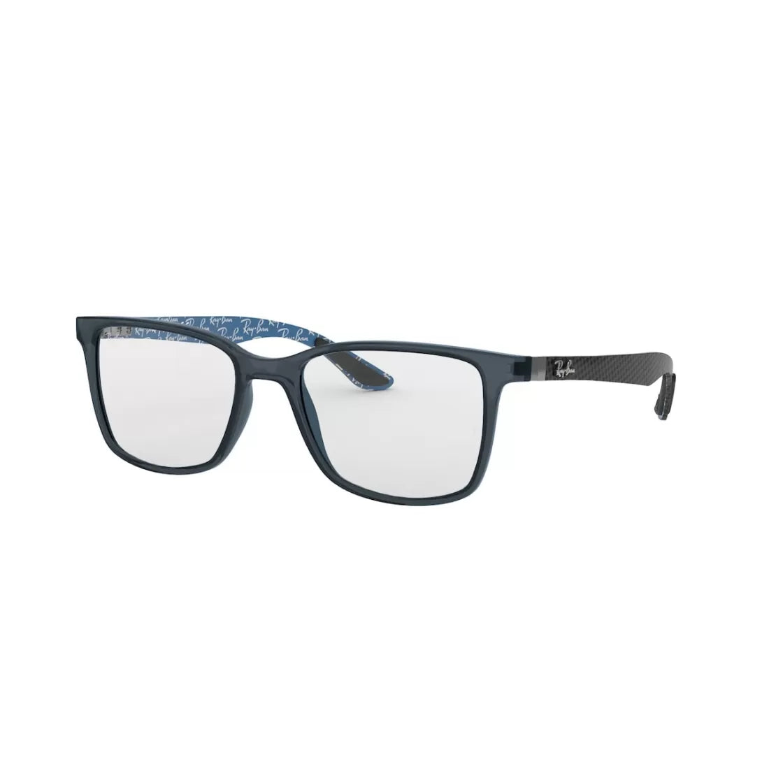 OCCHIALE DA VISTA UOMO RAY-BAN RX 8905 - 5844 BLU TRASPARENTE CALIBRO 55