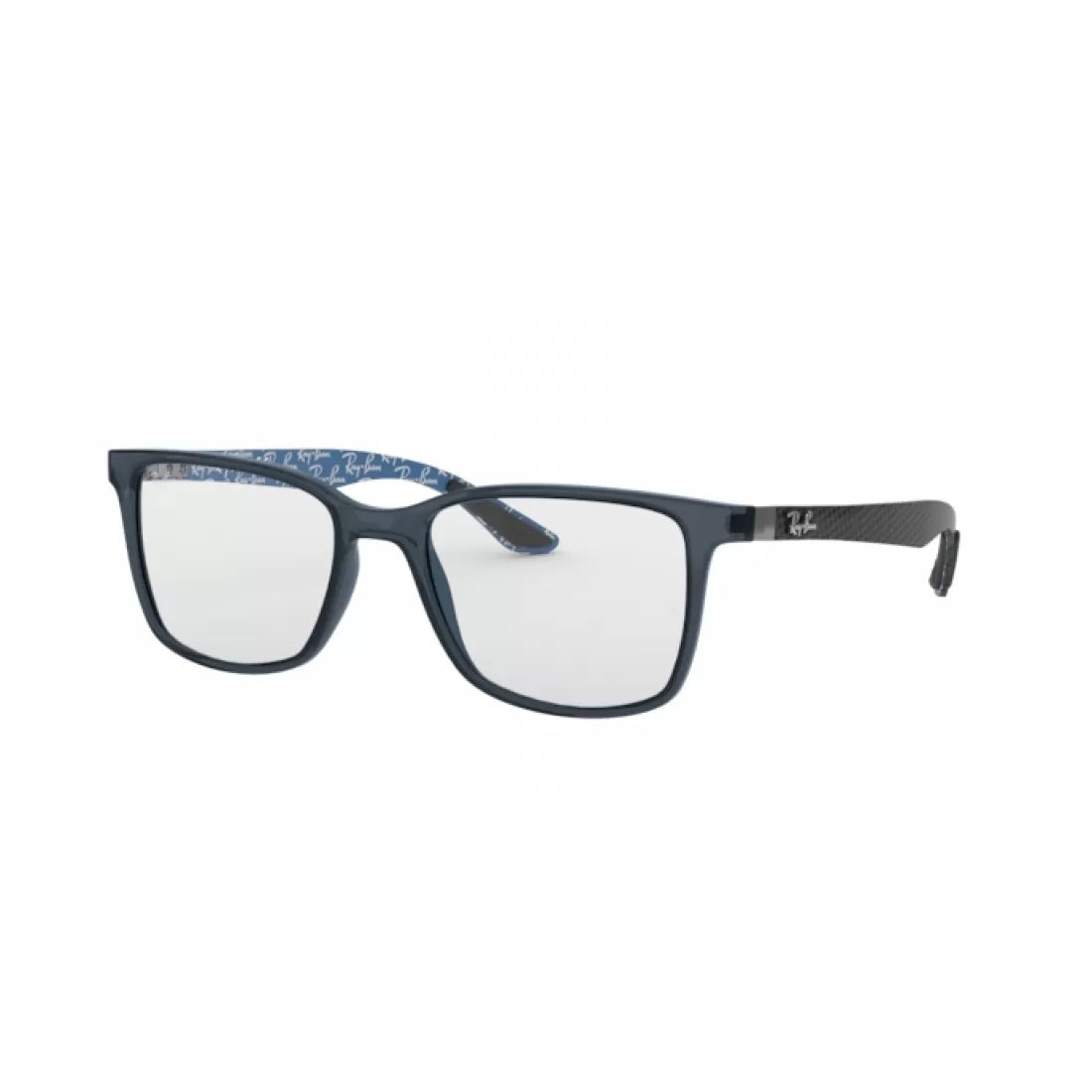 OCCHIALE DA VISTA UOMO RAY-BAN RX 8905 - 5844 BLU TRASPARENTE CALIBRO 53