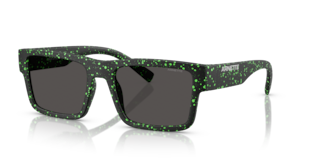 Occhiali da Sole Arnette OMGEE Uomo | Matte Black/Gekko Green Splatter