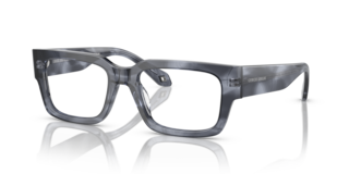 Occhiali da Vista Giorgio Armani 0AR7243U Uomo Blu Striato