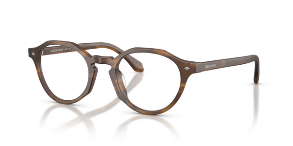 Giorgio Armani 0AR7264U Occhiali da Vista Uomo Eleganti | Marrone Stri